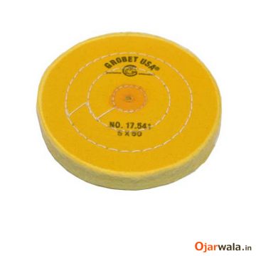 Yellow Treated Polishing Buff 6x50 Inch Diameter