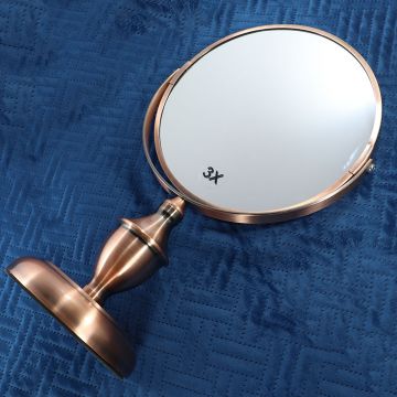 WALTEX PREMIUM STAND MIRROR WITH ROSE GOLD ALLOY BODY